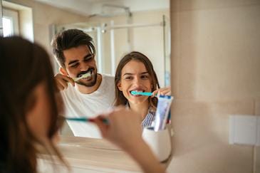 Brushing Teeth for Teeth Whitening